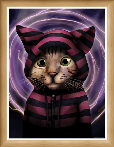 Framed Framed One Sassy Feline - Storm