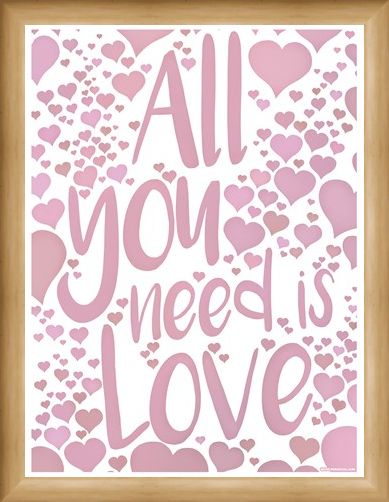 Framed Framed All You Need Is Love - Love Speaks