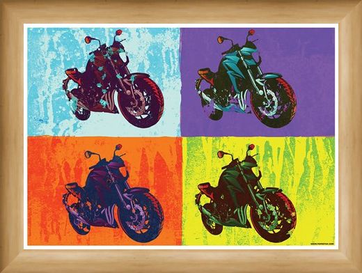 Framed Framed Sixties Chopper - Multicolour Motorcycles
