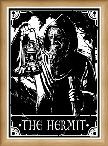 Framed Framed The Hermit - Deadly Tarot