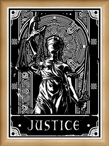 Framed Framed Justice - Deadly Tarot