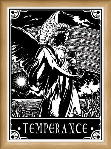 Framed Framed Temperance - Deadly Tarot