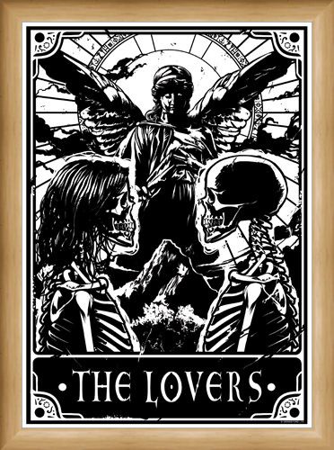 Framed Framed The Lovers - Deadly Tarot