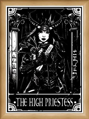 Framed Framed The High Priestess - Deadly Tarot