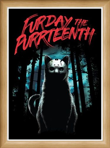 Framed Framed Furday The Purrteenth - Masked Moggie