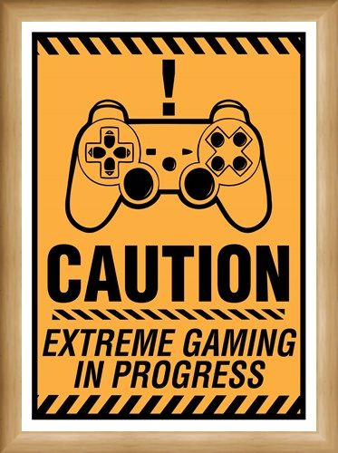 Framed Framed Caution! - Extreme Gaming In Progress
