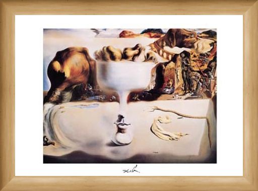 Framed Framed Apparition of a Face and Fruitdish, 1938 - Salvador Dali