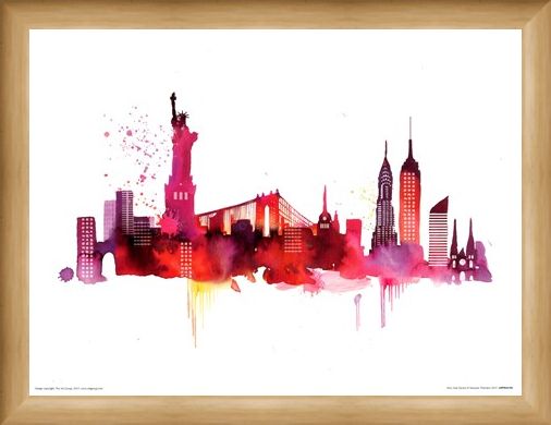 Framed Framed New York Skyline - Summer Thornton