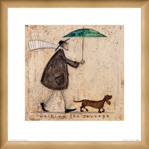 Framed Framed Walking The Sausage - Sam Toft