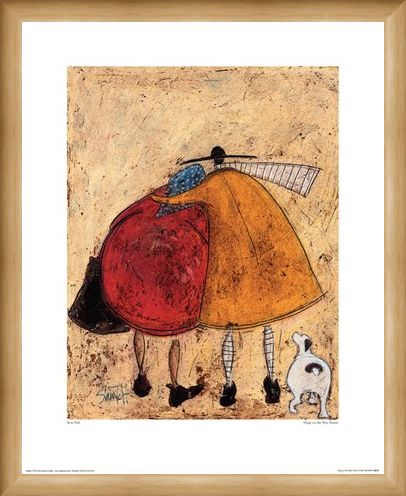 Framed Framed Hugs On The Way Home - Sam Toft