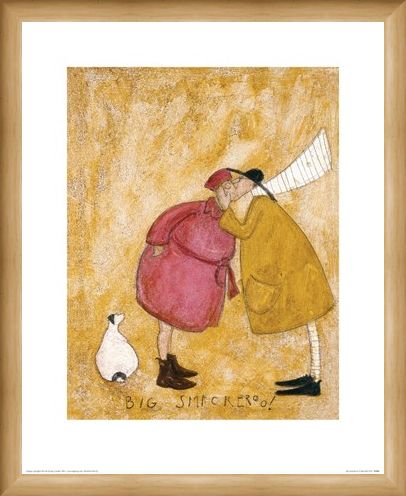 Framed Framed Big Smackeroo! - Sam Toft