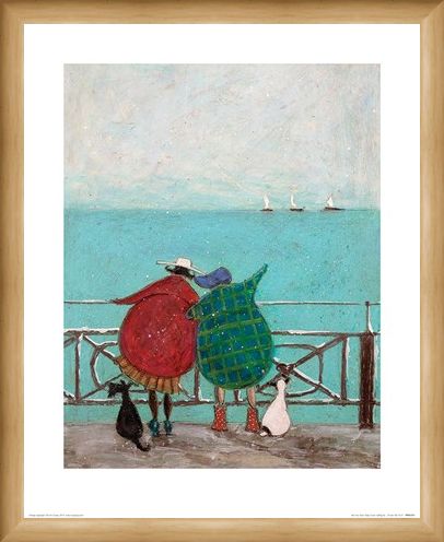 Framed Framed We Saw Three Ships Come Sailing By - Sam Toft