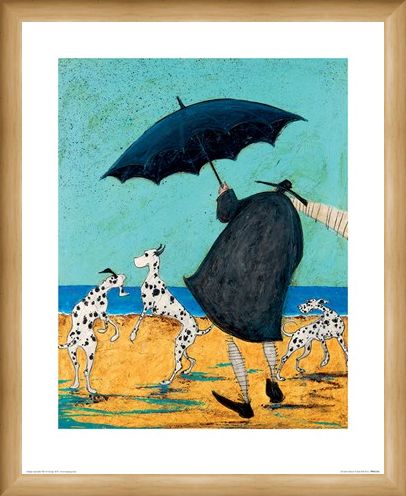Framed Framed On Jack's Beach - Sam Toft