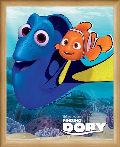 Framed Framed Dory And Nemo - Finding Dory