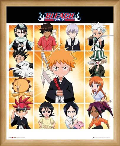 Framed Framed Chibi Characters - Bleach