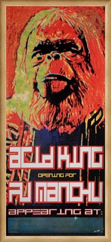 Framed Framed Acid King / Fu Manchu - Frank Kozik