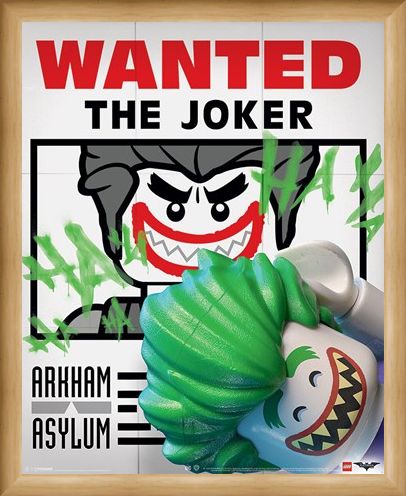 Framed Framed Wanted The Joker - Lego Batman