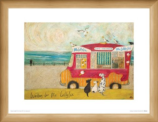 Framed Framed Waiting for Mr Lollyice - Sam Toft