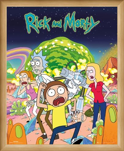 Framed Framed Group - Rick and Morty