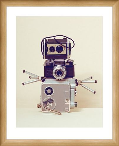 Framed Framed Robot Hands - Ian Winstanley