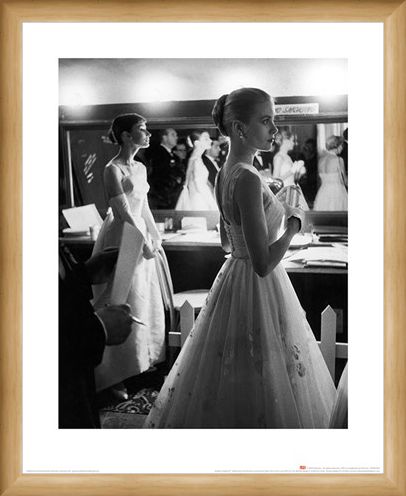 Framed Framed Audrey Hepburn & Grace Kelly - Time Life