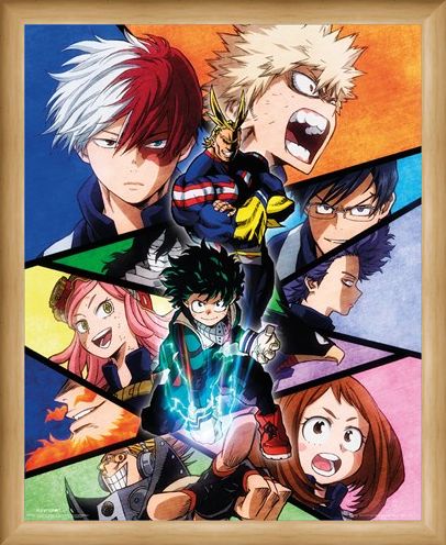 Framed Framed My Hero Academia Group - Quirk
