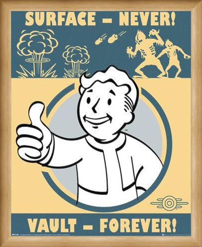 Framed Framed Vault Forever - Fallout