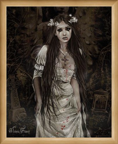 Framed Framed Anatheme The Vampire - Victoria Frances