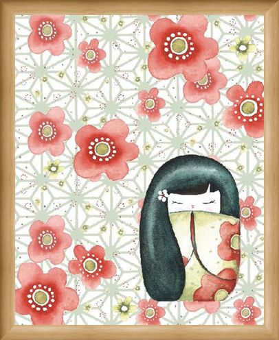 Framed Framed Hanako - Sam Bamford - Mizuki Dolls