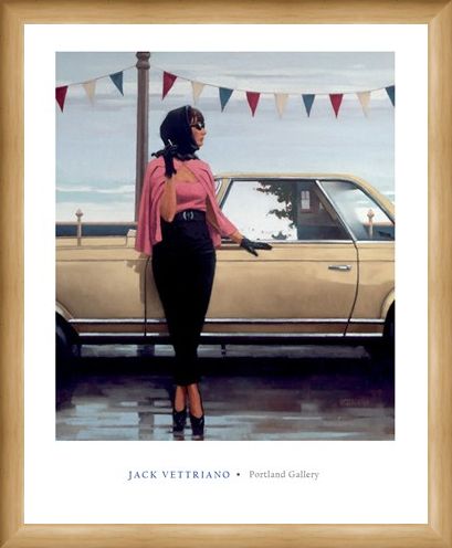 Framed Framed Suddenly One Summer - Jack Vettriano