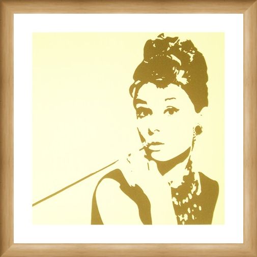 Framed Framed Audrey Hepburn - Phil Handsley