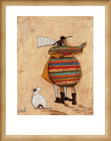Framed Framed Dancing Cheek to Cheeky - Sam Toft