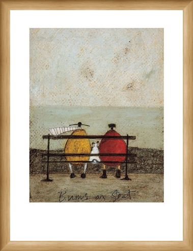 Framed Framed Bums on Seat - Sam Toft