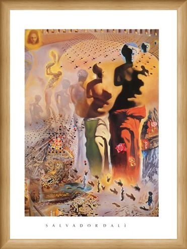 Framed Framed The Hallucinogenic Toreador - Salvador Dali