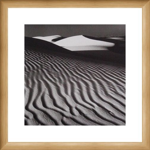 Framed Framed White Dune - Nicholas Pavloff