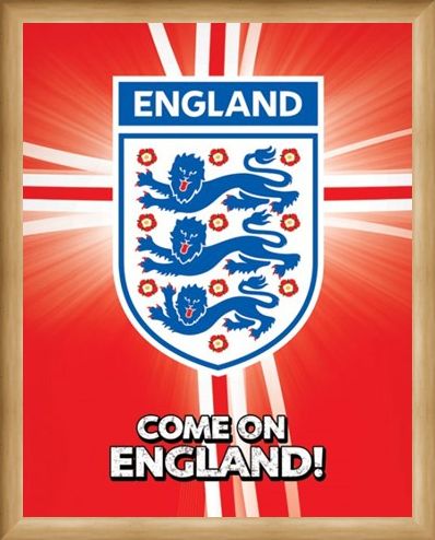 Framed Framed Come on England! - International Football