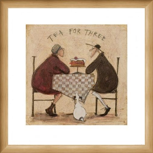Framed Framed Tea for Three - Sam Toft