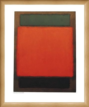 Framed Framed Orange and Brown - Mark Rothko