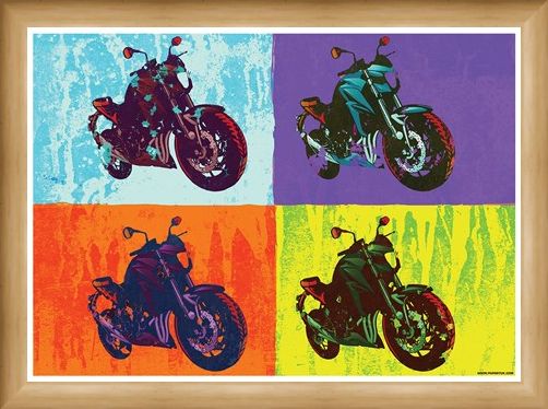 Framed Framed Sixties Chopper - Multicolour Motorcycles