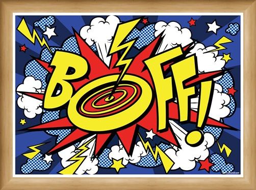 Framed Framed Boff! - A Pop Art Explosion