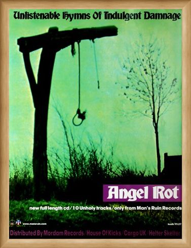 Framed Framed Unlistenable Hymns of Indulgent Damage - Angel Rot - Frank Kozik