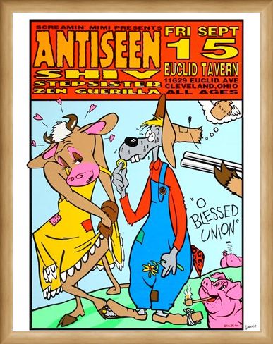 Framed Framed Screamin' Mimi Presents - Frank Kozik