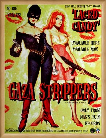 Framed Framed Gaza Strippers - Frank Kozik