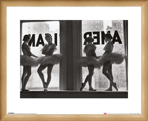 Framed Framed Ballet Dancers in Window - Time Life