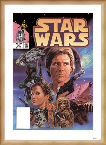 Framed Framed Captain Solo - Star Wars