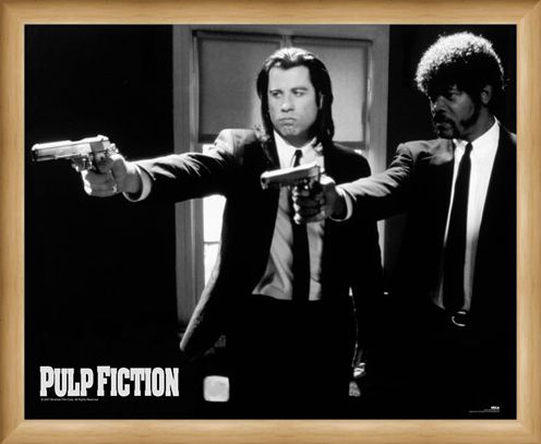 Framed Framed Vincent and Jules - Pulp Fiction