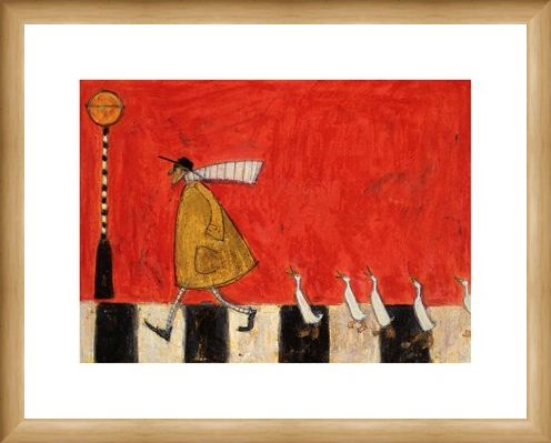 Framed Framed Crossing with Ducks - Sam Toft