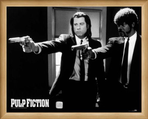 Framed Framed Vincent and Jules - Pulp Fiction