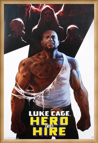 Framed Framed Hero For Hire - Luke Cage