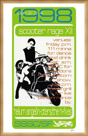 Framed Framed Scooter Rage XII - Frank Kozik